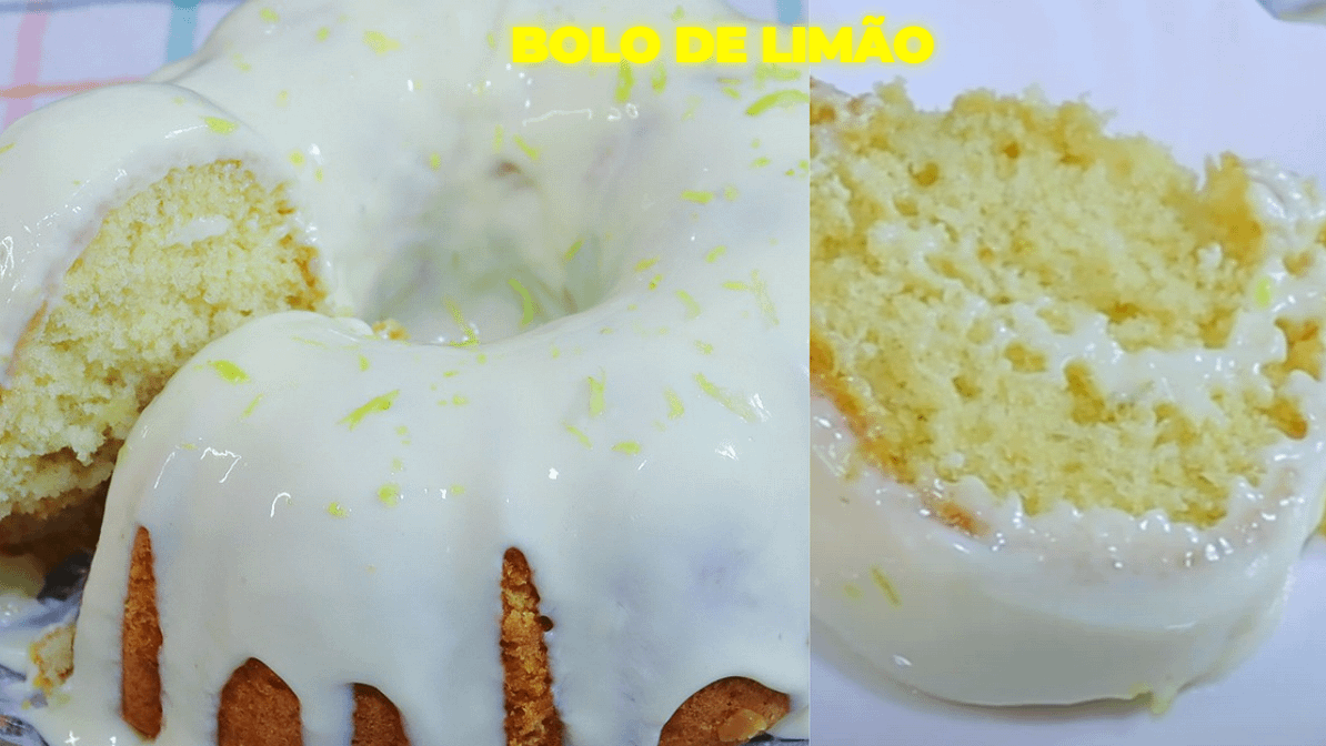 Bolo de Limão Fofinho com Cobertura Azedinha — Receita Fácil e Rápida