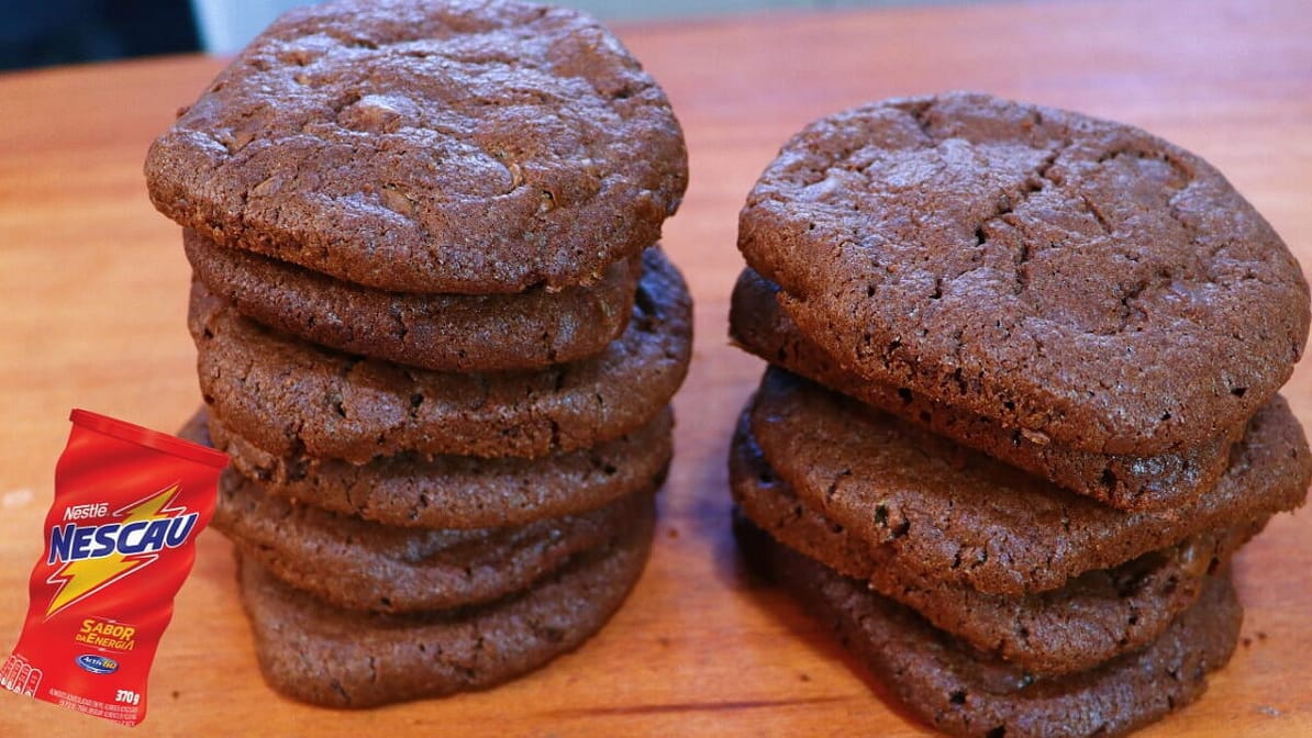 Cookies de Nescau: Receita Fácil, Rápida e Deliciosa! ☕