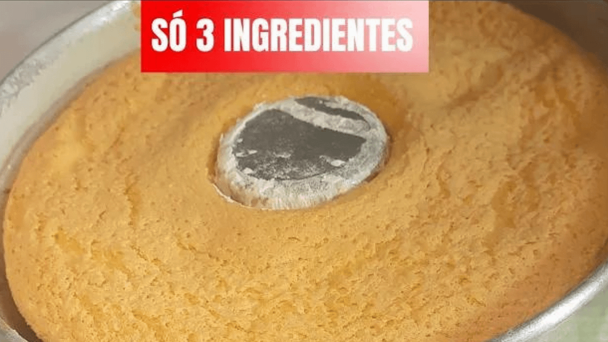 Bolo de Brevidade com Apenas 3 Ingredientes.