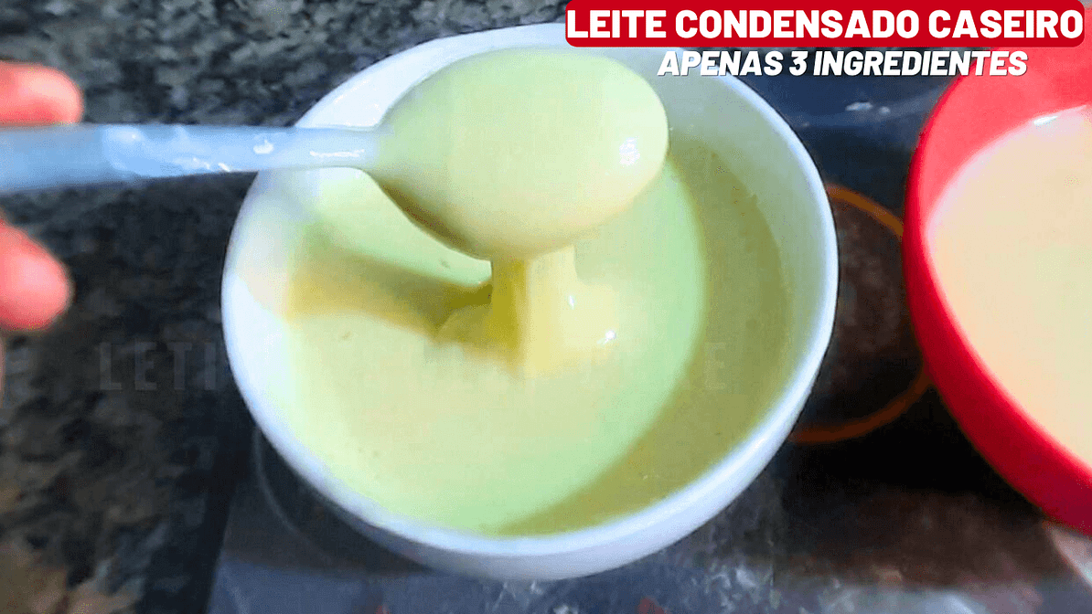 Leite Condensado Caseiro com Apenas 3 Ingredientes