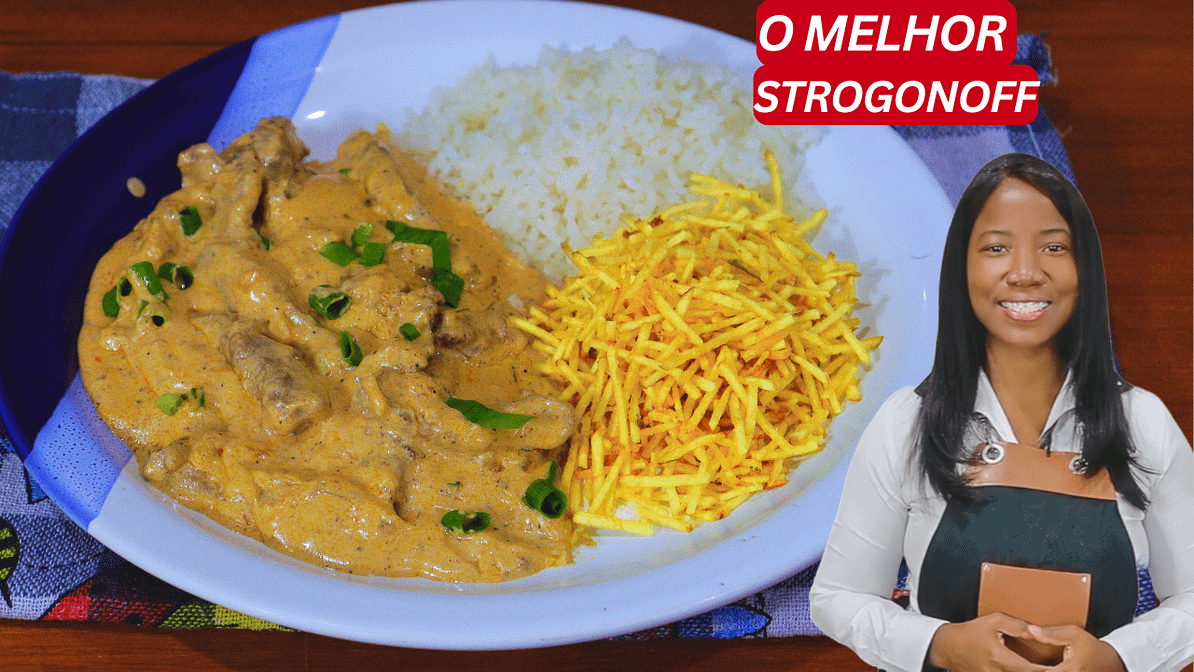 Strogonoff de Carne Cremoso que  Fica Perfeito