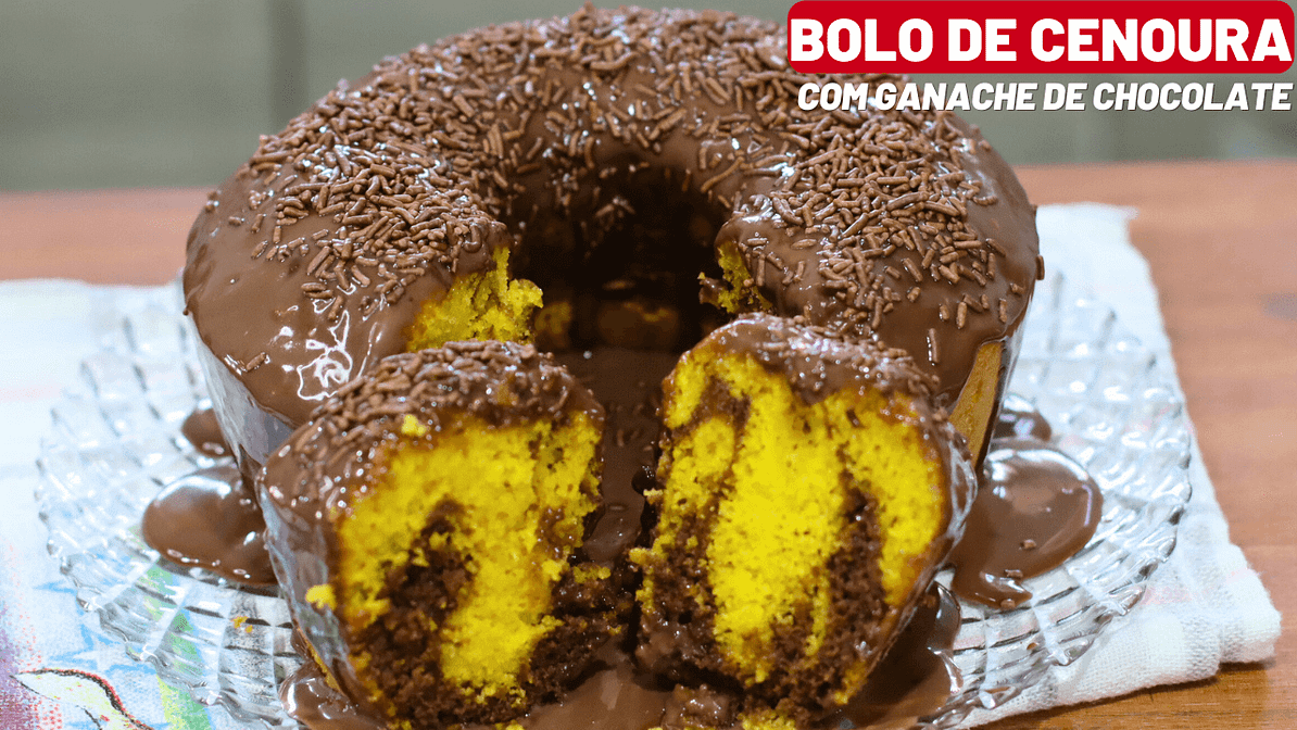 O Melhor Bolo De Cenoura  Que Você Vai Provar!