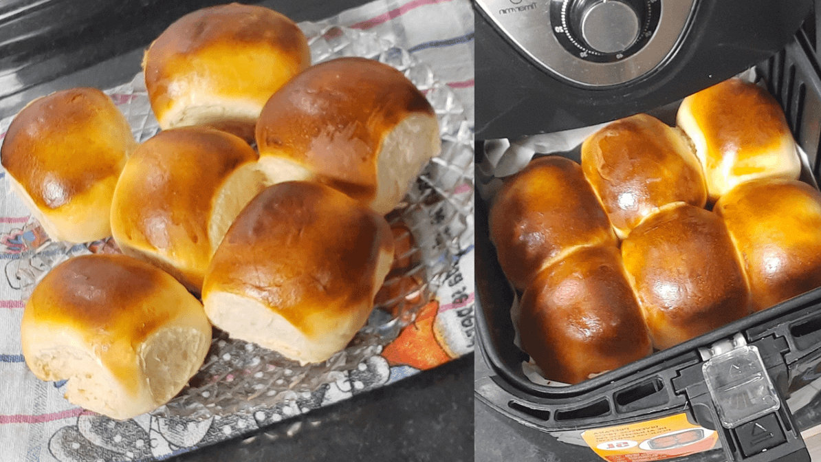 Pão Caseiro na AirFryer: Macio, Rápido e Prático