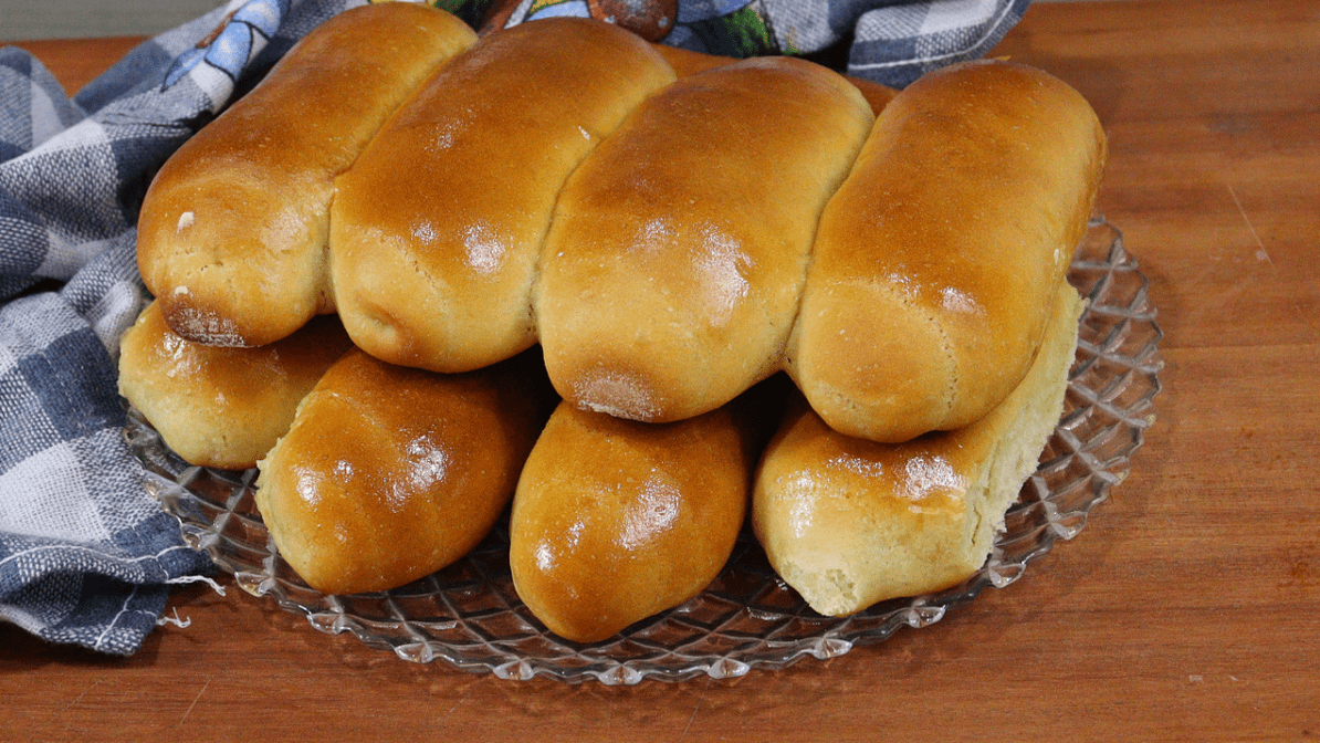 Pão de Cachorro-Quente Caseiro Fofinho para Seu Hot Dog