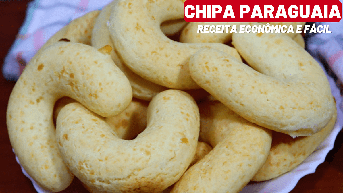 Chipa paraguaia: Receita perfeita de biscoito de polvilho.