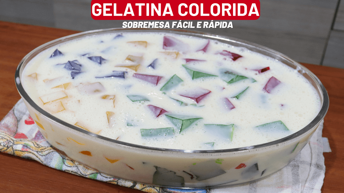 Gelatina Colorida Econômica: Receita Fácil e Deliciosa 🍓🍇