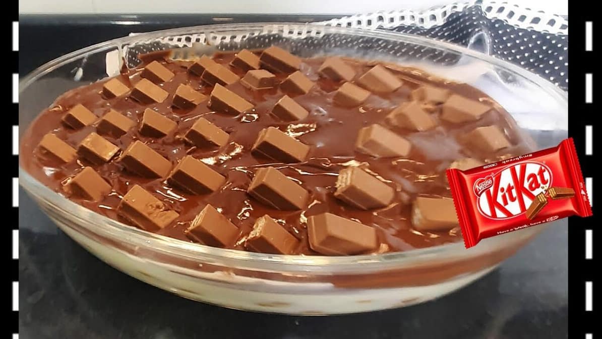 Receita de pavê tradicional fácil e rápido.