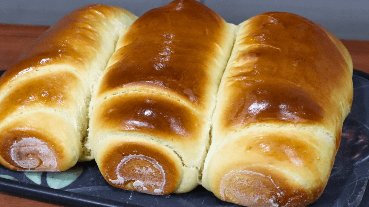 Pão Caseiro Super Fofinho e Crescido. Receita Fácil e Rápida