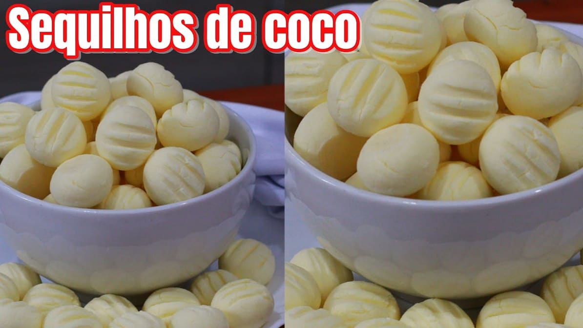 Sequilhos de Coco: Receita Rápida Acompanhar o Café.