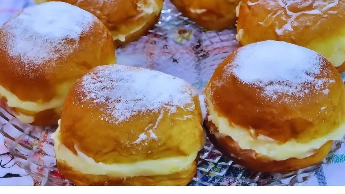 Receita de Sonho de Padaria Caseiro – Muito Fofinho  Cremoso