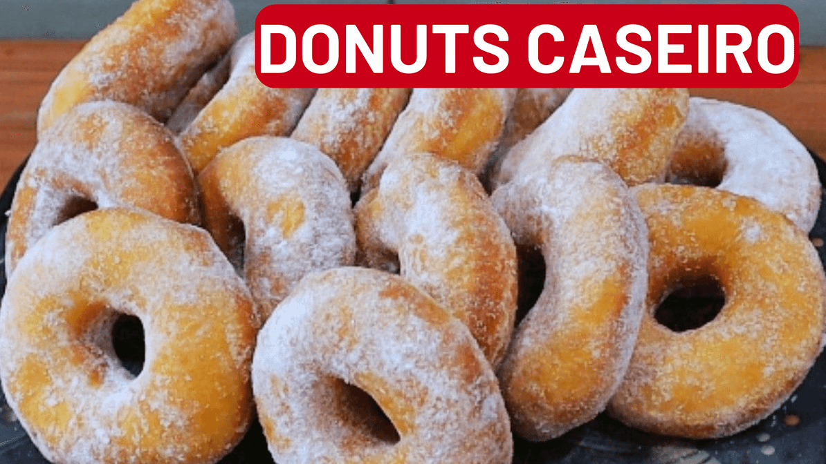 Donuts Caseiros Perfeitos Fáceis e Deliciosos.