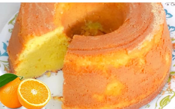 Bolo de Fubá com Suco de Laranja – Receita Fácil, e Caseira