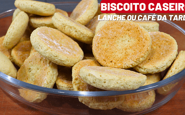 Bolacha Caseira perfeita para seu lanche.