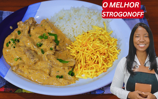 Strogonoff de Carne Cremoso que  Fica Perfeito