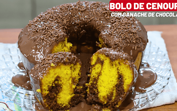 O Melhor Bolo De Cenoura  Que Você Vai Provar!