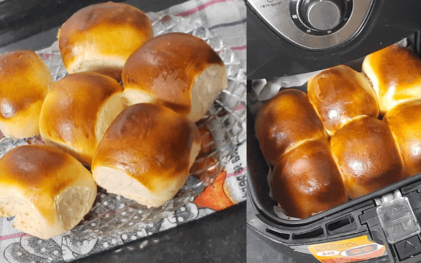 Pão Caseiro na AirFryer: Macio, Rápido e Prático