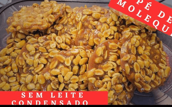Pé de Moleque com Apenas 4 Ingredientes. Muito Sabor!