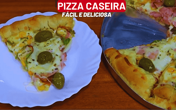 Receita de Pizza Caseira: Massa Fácil e Deliciosa 🍕🍴