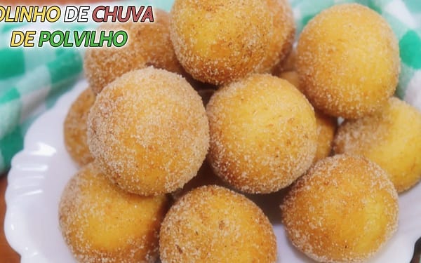 Como fazer bolinho de Chuva com Polvilho perfeito!