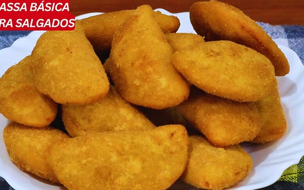 Massa Básica para Salgados Fritos – Risole, Coxinha, Bolinha de Queijo e Pastelzinho