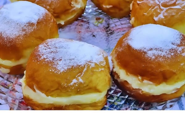 Receita de Sonho de Padaria Caseiro – Muito Fofinho  Cremoso