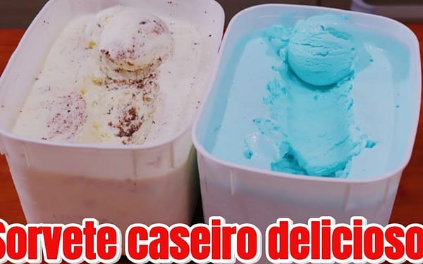 Receita de Sorvete Caseiro Cremoso: Rende até 8 Litros!