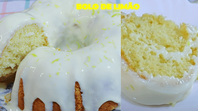 Aprenda a fazer um bolo de limão super fofinho, macio e com uma cobertura azedinha deliciosa. Receita simples, prática e perfeita para o café da tarde ou lanche!