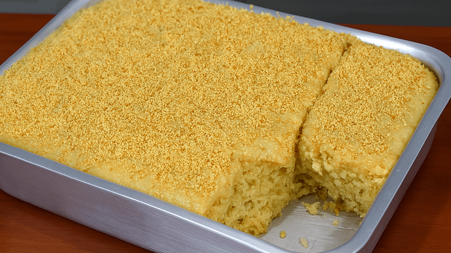 bolo de amendoim