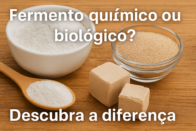 Saiba qual a diferença entre fermento químico e biológico, quando usar cada um e aprenda uma receita fácil para nunca mais errar na cozinha.