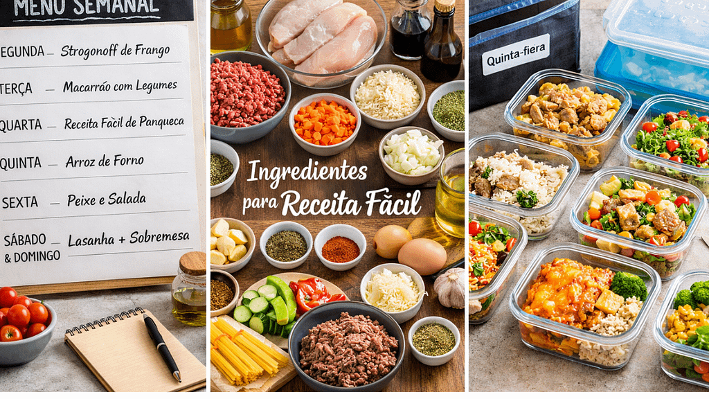Como Organizar as Refeições da Semana e Economizar Tempo na Cozinha 2 refeições para semana