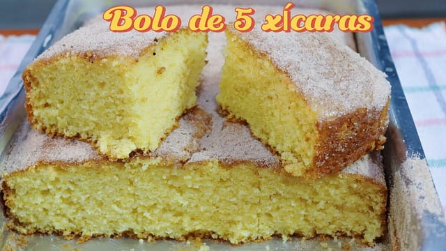 BOLO FOFO DE 5 XÍCARAS – RECEITA FÁCIL E DELICIOSA 1 BOLO 5 XICARAS