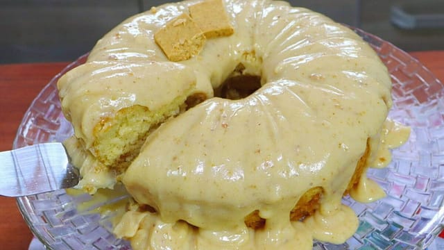 Bolo De Paçoca INCRIVELMENTE Macio com uma cobertura cremosa 1 BOLO DE PACOCA. BOLO FOFINHO