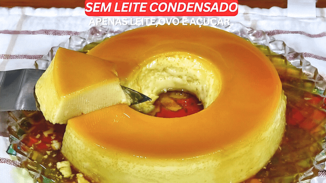 Pudim Econômico: Receita Fácil Sem Leite Condensado 1 Pudim Economico e Delicioso Receita Facil Sem Leite Condensado