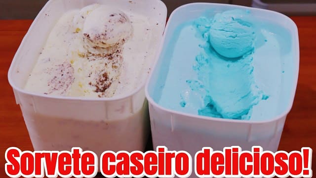 Receita de Sorvete Caseiro Cremoso: Rende até 8 Litros! 1 sorvete caseiro 1